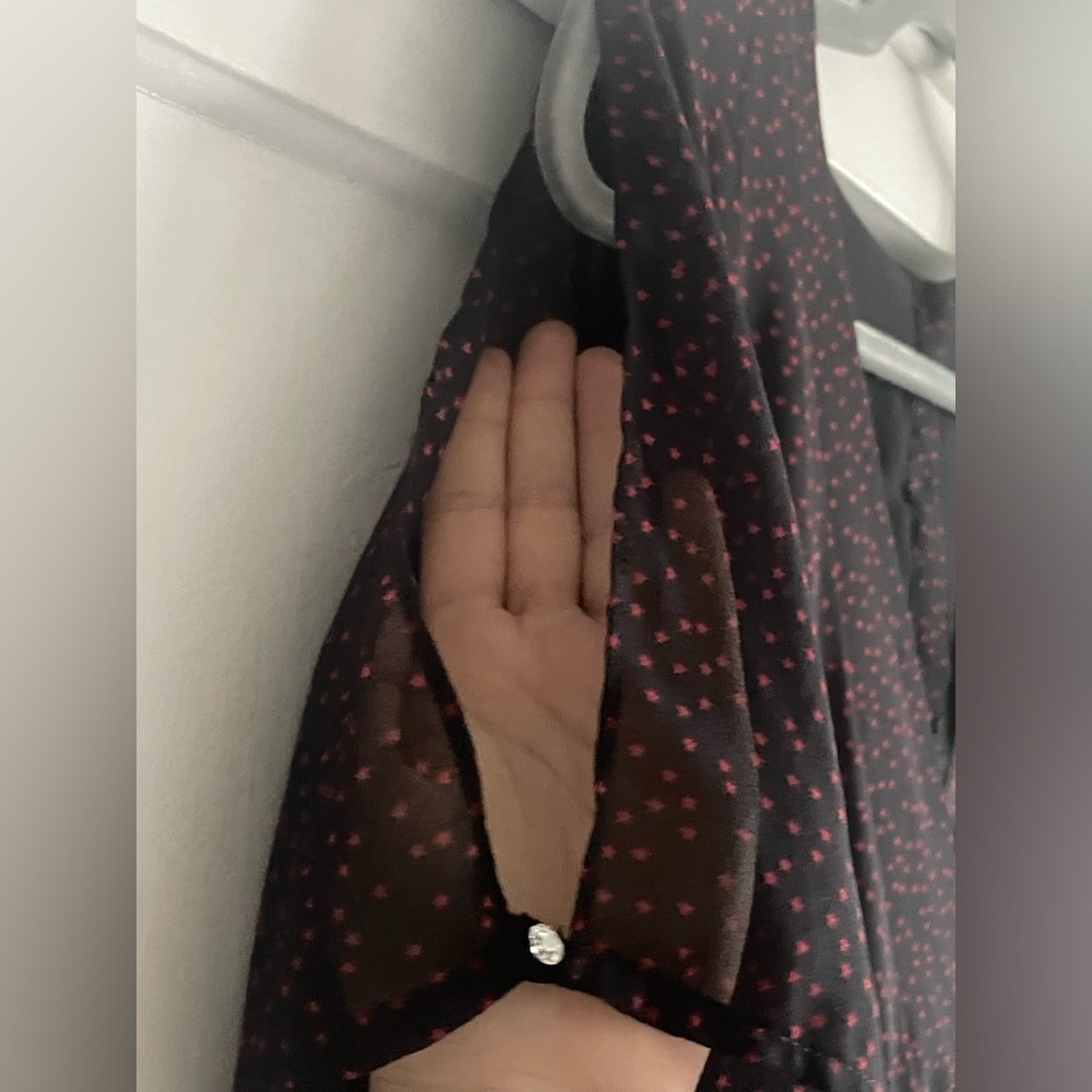 Zara Basic Star Print Dress. Pre-Owned. - Picture 7 of 9